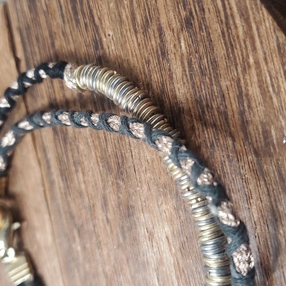 B0507 double stack grunge bracelet - Picture 2 of 3